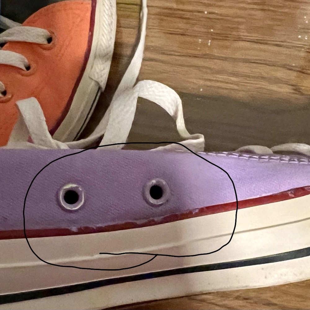 Colorful Hand painted Converse - Picture 5 of 12